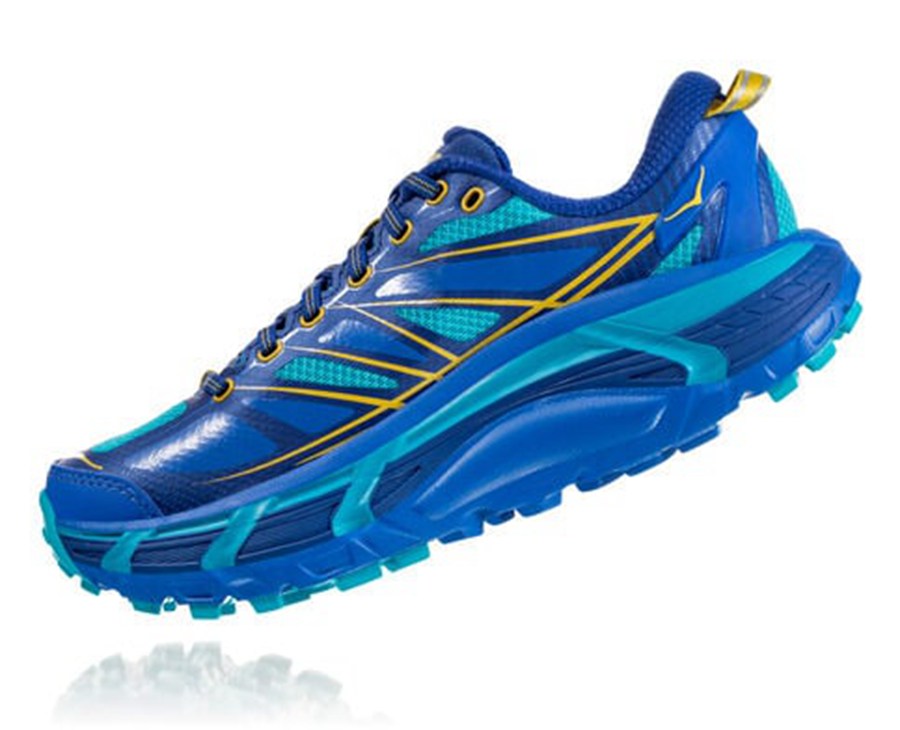 Zapatillas Trail Hoka One One Mujer - Mafate Speed 2 - Azules - OTM178450